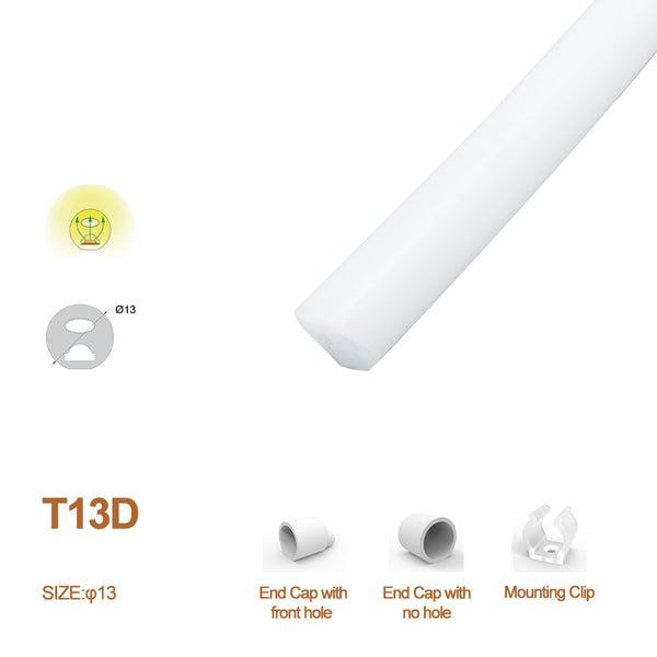 1M/5M/10M/20M Pack of T13D LED Neon Light Housing Kit with End Caps an –  LightingWill