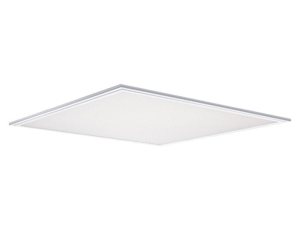 1'x2' (295x595 mm) 24 Watt LED Panel Light in 0.39'' (10mm) Thick White Trim Flat Sheet Panel Lighting Board Super Bright Ultra Thin Glare-Free