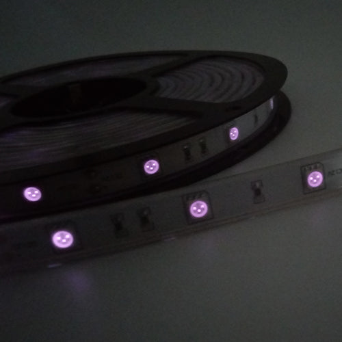 5 Meter (16.4 Feet) UV Ultraviolet 365~395nm SMD5050-150 12VDC 36Watt 30LED/Meter  Flexible LED Strip Lights