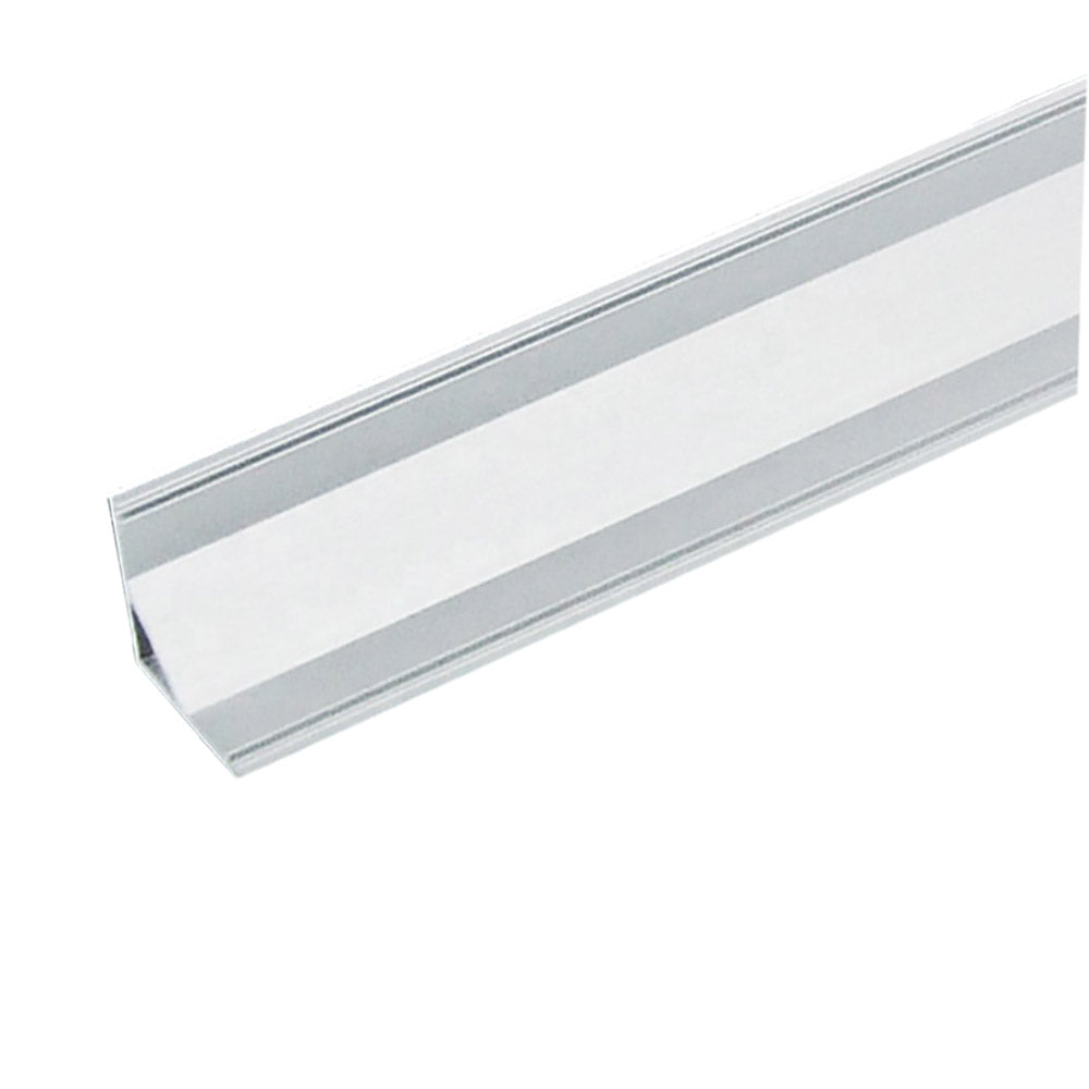 15.8MM*15.8MM Mini V Shape LED Aluminum Profile with Arched White Cover for Corner Mounting LED Strips Lighting