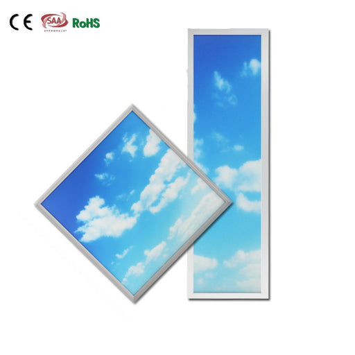 5 PACK LED Skylight 2x2 FT - 600*600mm 36W 3060LM LED Shop Display Blue Sky LED Flat Panel Light Framed For Ceiling Decoration