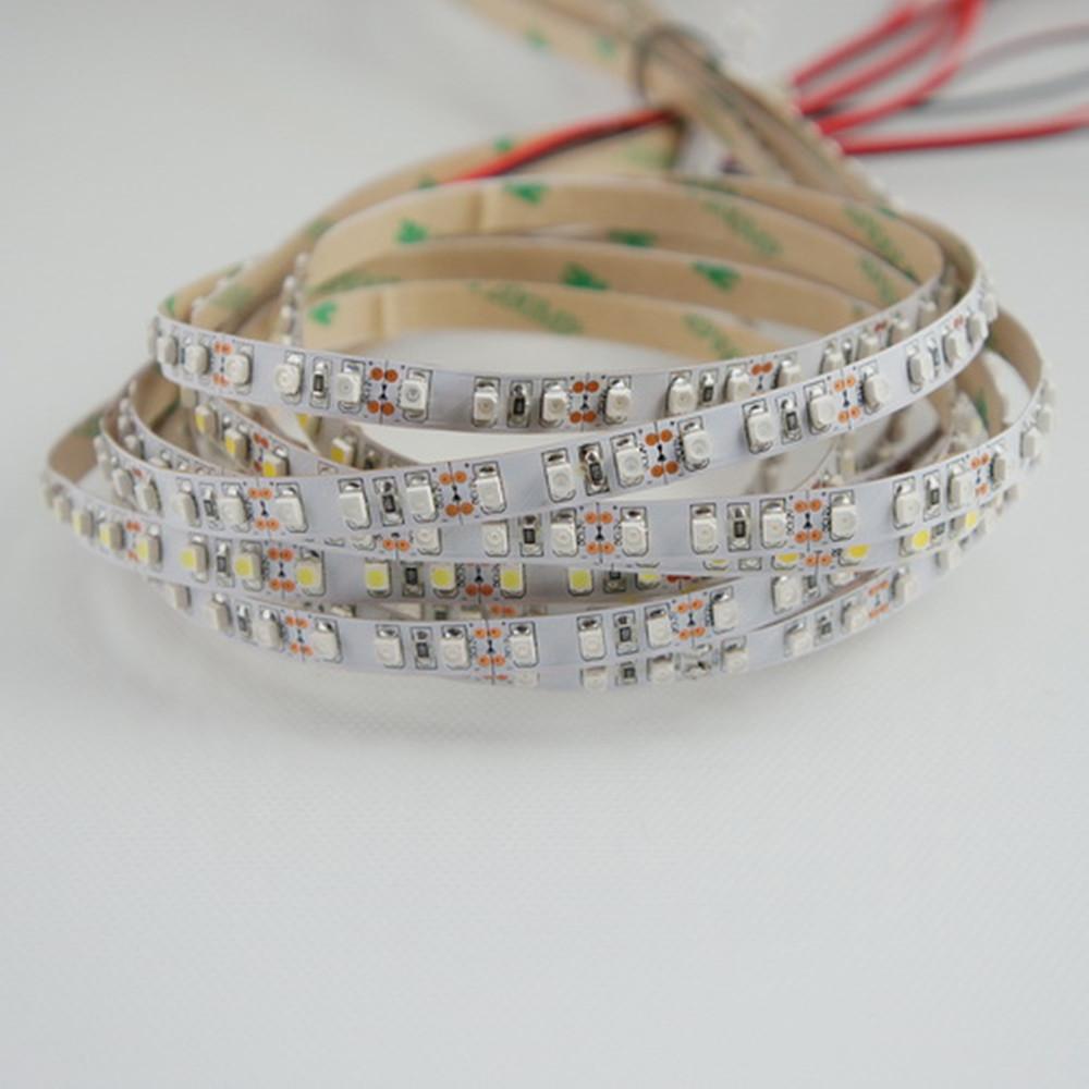 DC 12V Red/Blue/Green/Yellow Dimmable SMD3528-600 Flexible LED Strips 120 LEDs Per Meter 8mm Width 600lm Per Meter