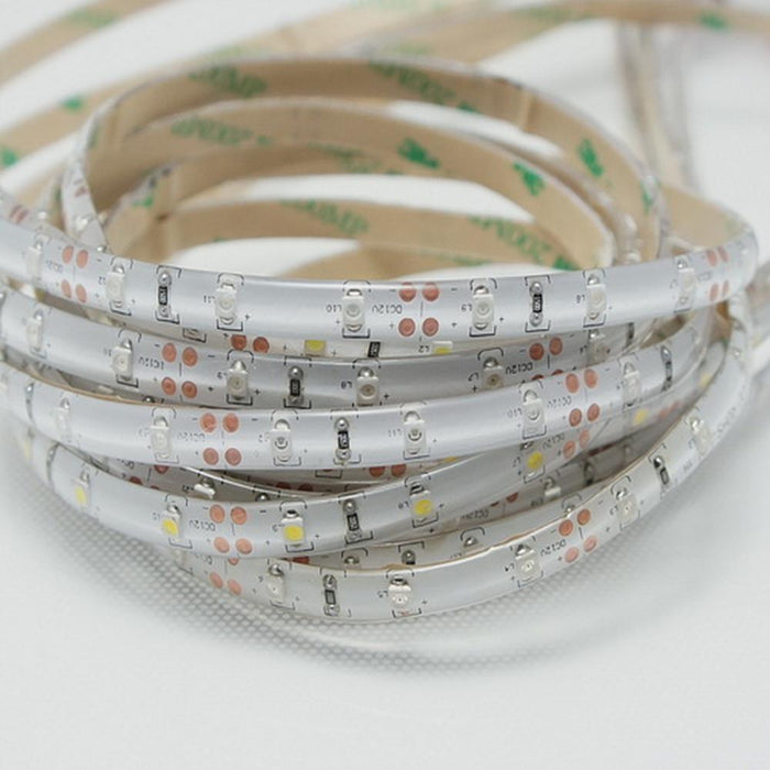 DC 12V Red/Blue/Green/Yellow Dimmable SMD3528-300 Flexible LED Strips 60 LEDs Per Meter 8mm Width 300lm Per Meter