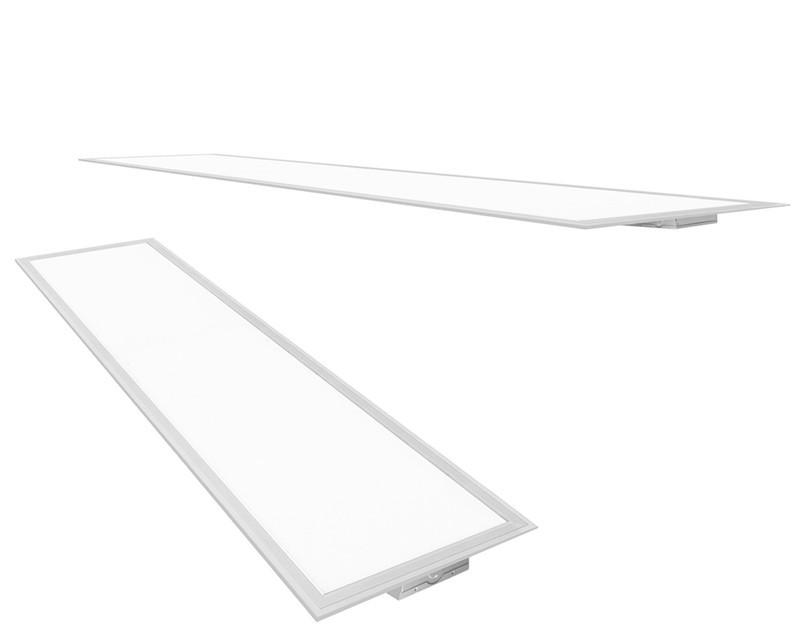 2'x4' (595x1195mm) 60W LED Panel Light in 0.39'' (10mm) Thick White Trim Flat Sheet Panel Lighting Board Super Bright Ultra Thin Glare-Free