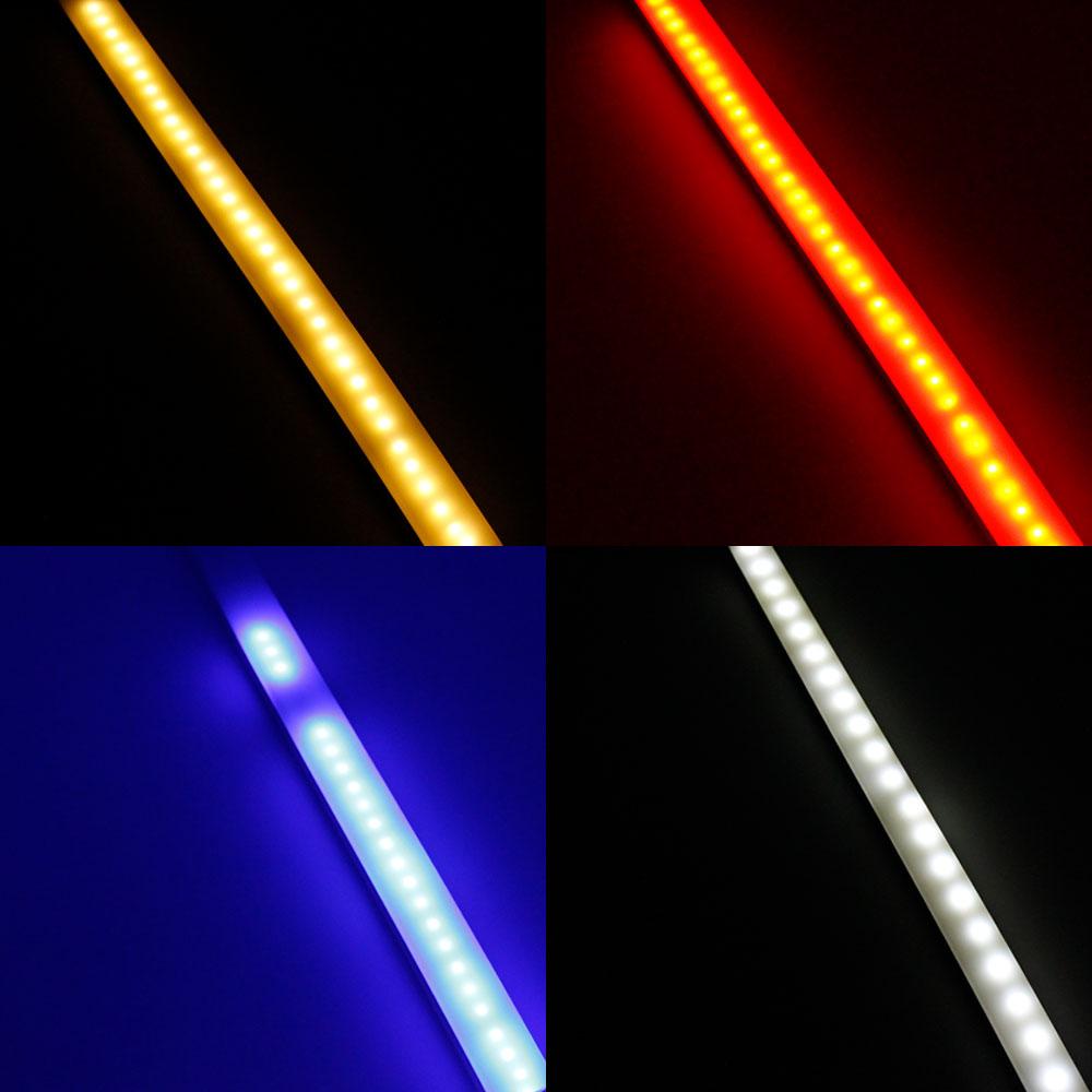 1M/5M/10M  Pack of T2014 LED Neon Light Housing Kit with End Caps and Mounting Clips, Flexible Neon Channel Fit for 10mm Wide LED Strip Lights