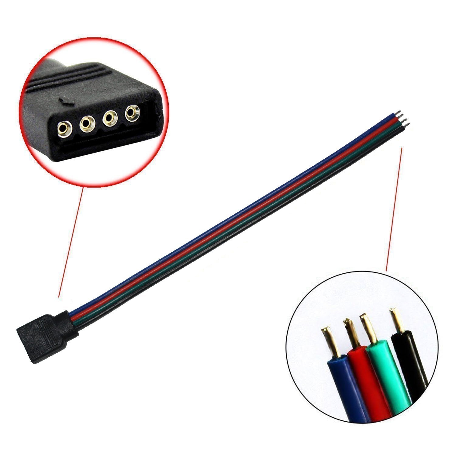 10mm RGB In-Channel LED Strip Power Adapter