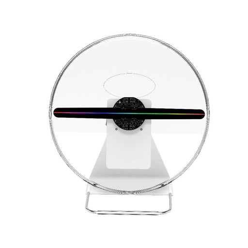 30cm 3D Hologram Fan Unique Design with Patent, Battery Powered Holograma Advertising Logo Projector LED Fan Display