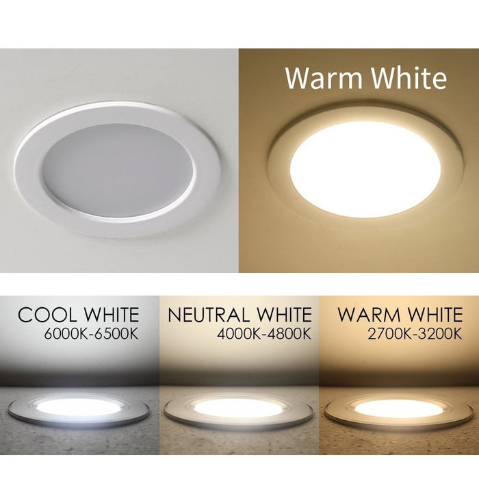 LED Downlight 3W/5W/7W/9W/12W/15W/18W/24W CRI80 COB Fixed Head Flat Diffuser Ceiling Light-DXL Series