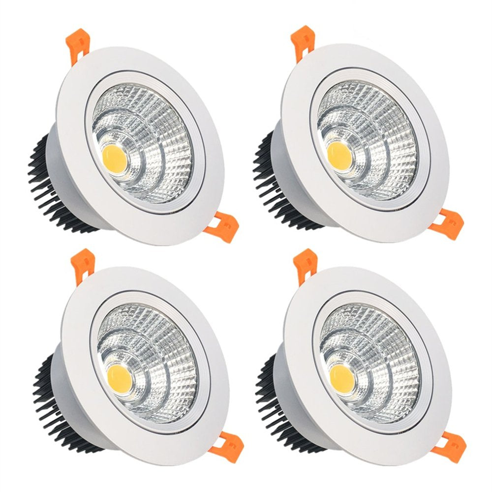 LED Downlight 16W Dimmable CRI80 COB Directional Recessed Ceiling Ligh –  LightingWill