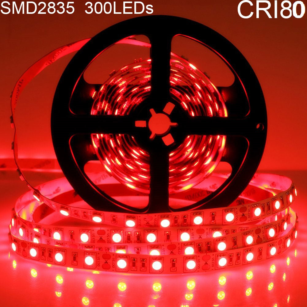 Rot/Blau/Gelb/Grün DC 12V Dimmbare SMD2835-300 Flexible LED Streifen 60 LEDs Pro Meter 8mm Breite LED Band Licht