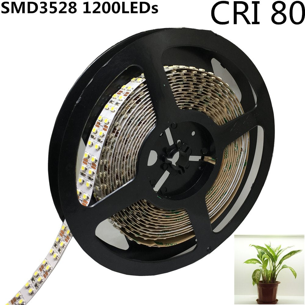 DC 12V dimmbare SMD3528-1200 zweireihige flexible LED-Streifen 240 LEDs pro Meter 15mm Breite 1200lm pro Meter