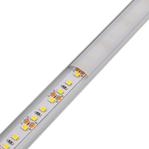 5Pack 1Meter (40'') Bendable Aluminum Channel System with Cover, End Caps, and Mounting Clips, for LED Strip Installations, Ultra-Thin Silver Finish