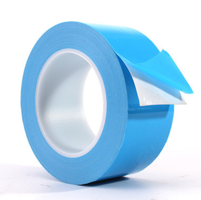 50M Roll 0.2mm Thick 2500g Viscous Force Heat Resisiting Blue Coating Double Sided Tape Adhesive Stronger Stick for LED Strip Lights