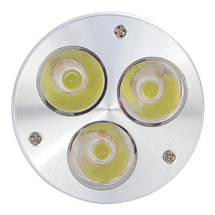Spot LED 12V, 3W Power LED, Interrupteur tactile, Gradateur, Nickel