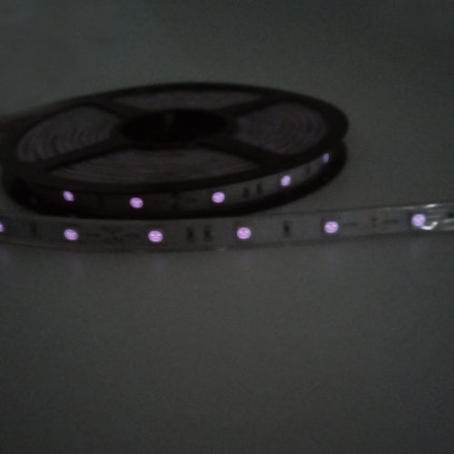 5 Meter (16.4 Feet) UV Ultraviolet 365~395nm SMD5050-150 12VDC 36Watt 30LED/Meter  Flexible LED Strip Lights