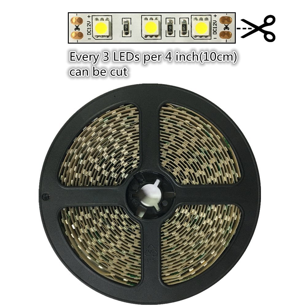 Ruban LED 12V, 60xLED/m, 5m, SMD5050, 960Lm, 14W/M