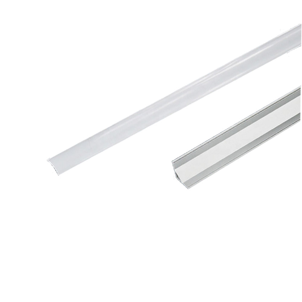 15.8MM*15.8MM Mini V Shape LED Aluminum Profile with Arched White Cover for Corner Mounting LED Strips Lighting