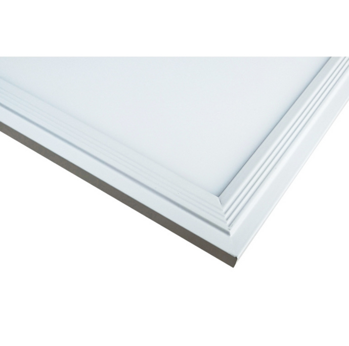 2'x4' (595x1195mm) 60W LED Panel Light in 0.39'' (10mm) Thick White Trim Flat Sheet Panel Lighting Board Super Bright Ultra Thin Glare-Free