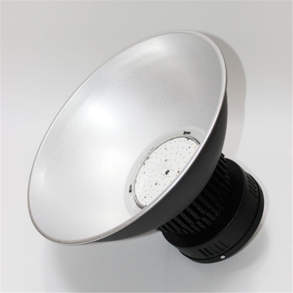 LightingWill  100W/150W/200W  High Power Fin Heat Sink LED IP65 Waterproof LED High Bay Light with Aluminum Reflector