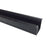 Black U06 24x24mm Silver U Shape LED AluminumBlack Channel Internal width 20mm with White Diffuser Cover, End Caps and Mounting Clips for LED Strip Light Spot Free Installations