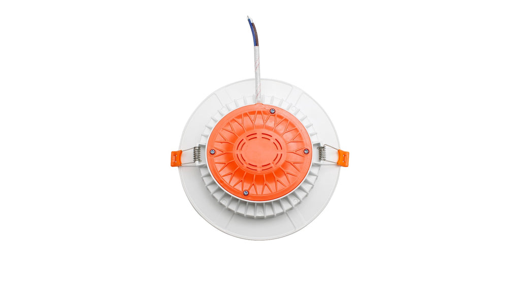 LightingWill LED Downlight 5W/7W/9W/15W/24W CRI80 COB Fixed Head All White Directional Recessed Ceiling Light-Q7 Series